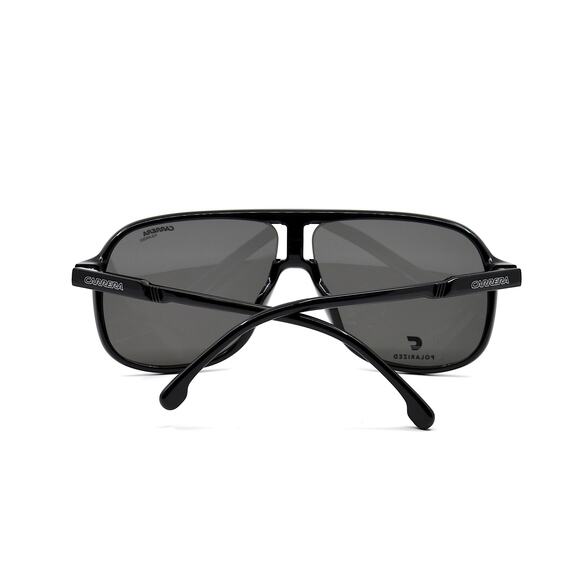 NEW CARRERA 1047/S BLACK GREY POLARIZED AUTHENTIC SUNGLASSES - Picture 7 of 10